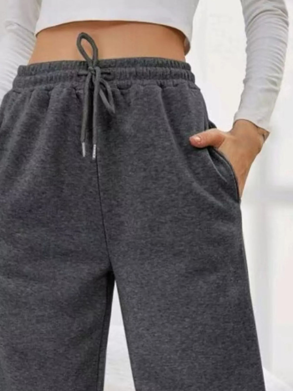 Relaxed-Fit Drawstring Pants