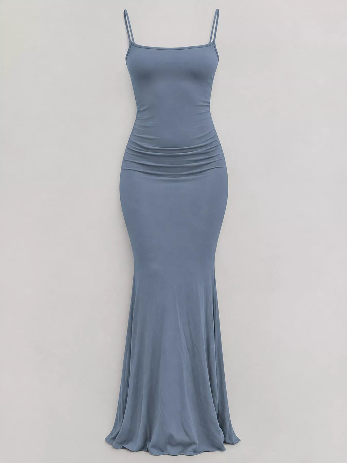 Backless Bodycon Spaghetti Strap Maxi Dress