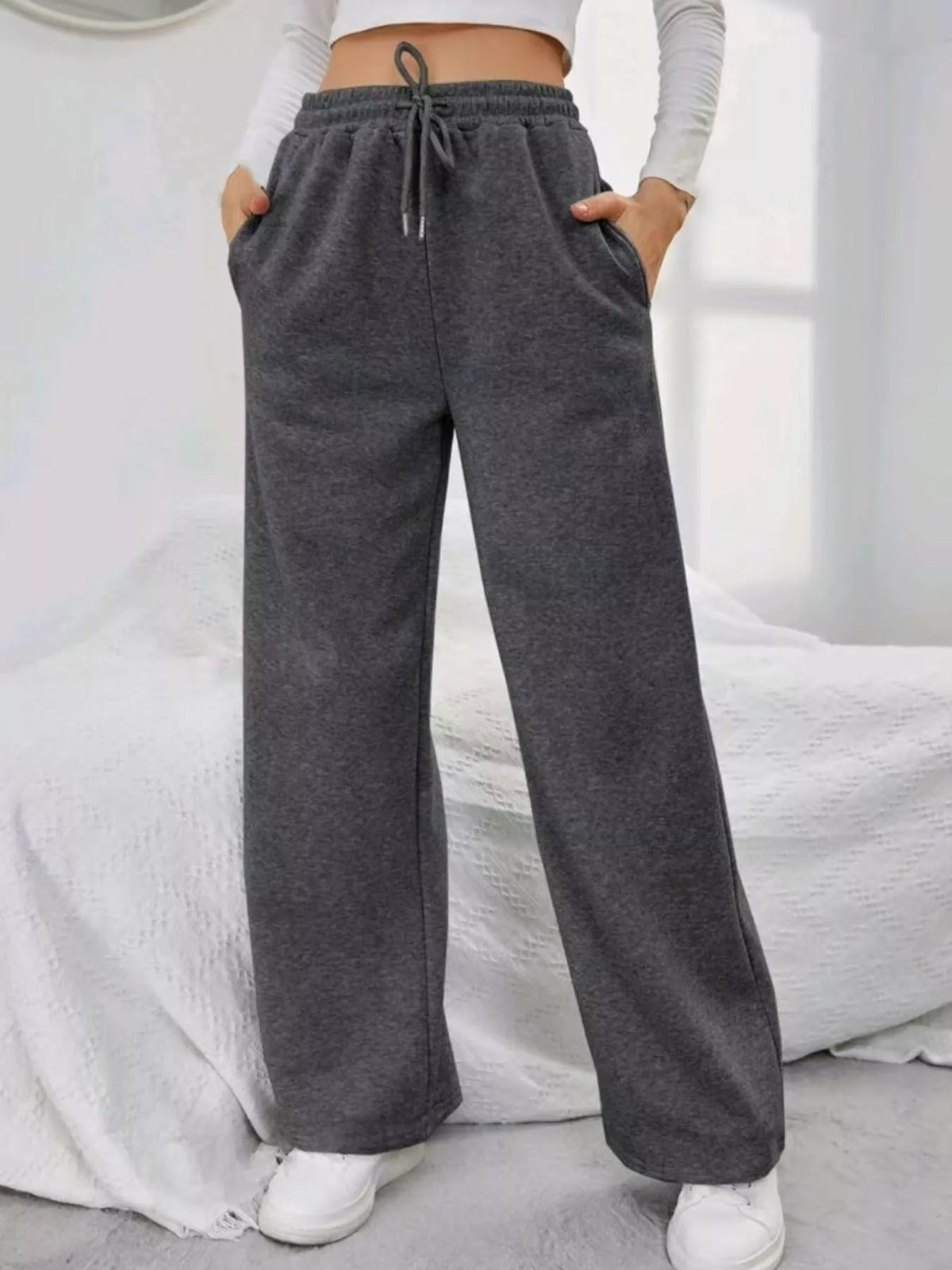 Relaxed-Fit Drawstring Pants