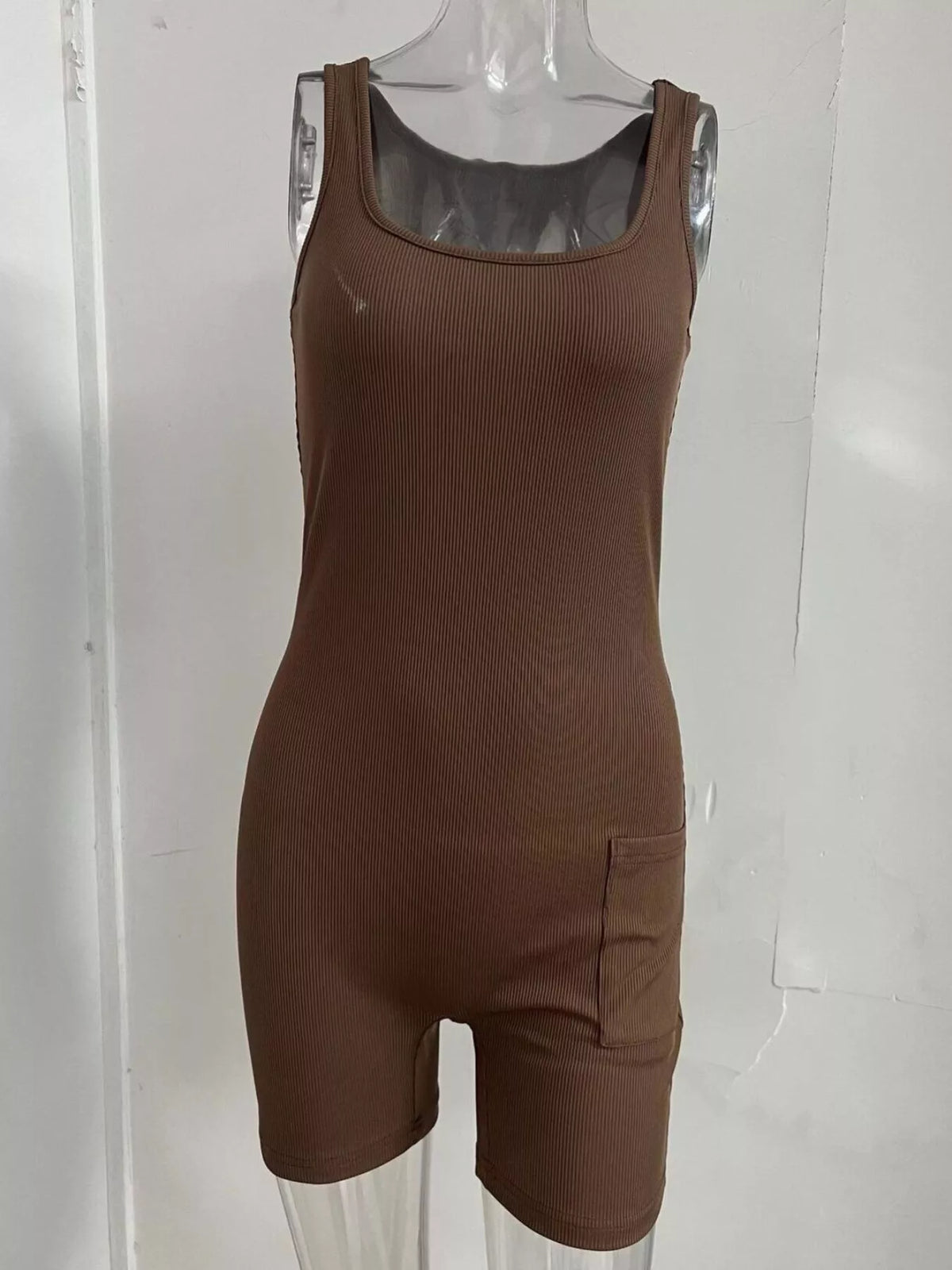 Wide Strap Slim Fit Romper