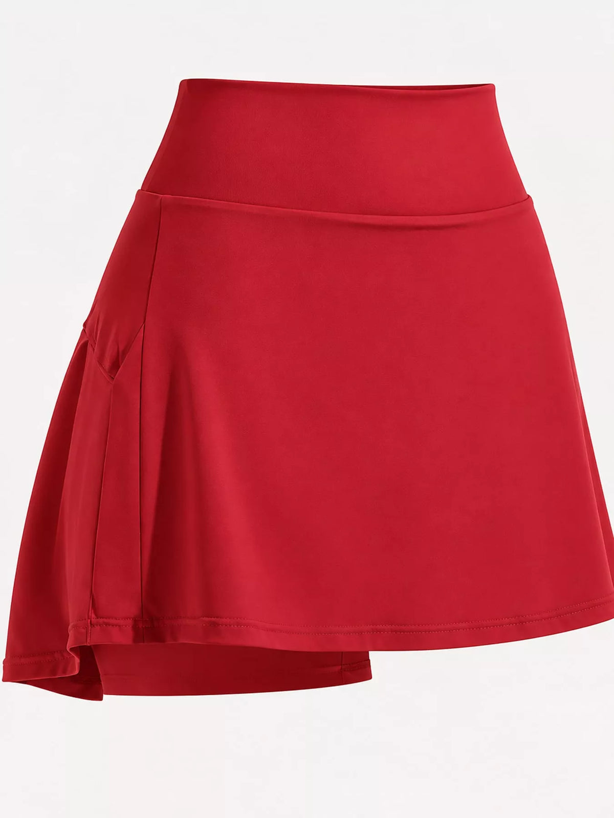 High-Waisted Pleated Active Skirt