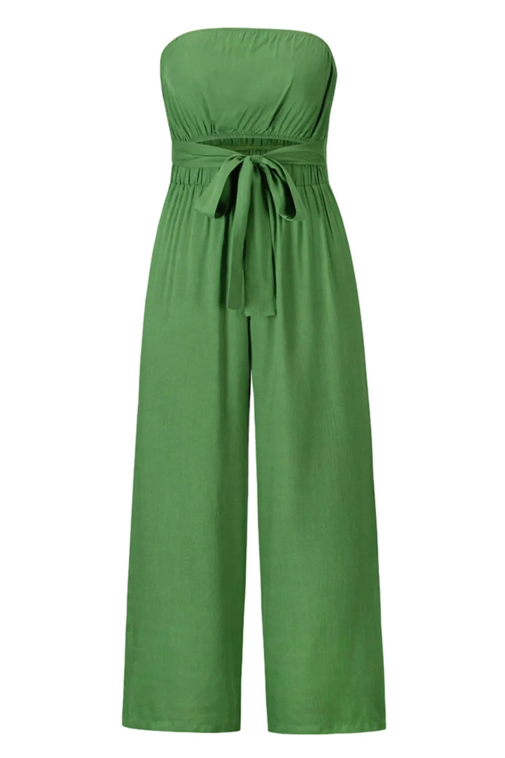 Cutout Tube Wide Leg Jumpsuit