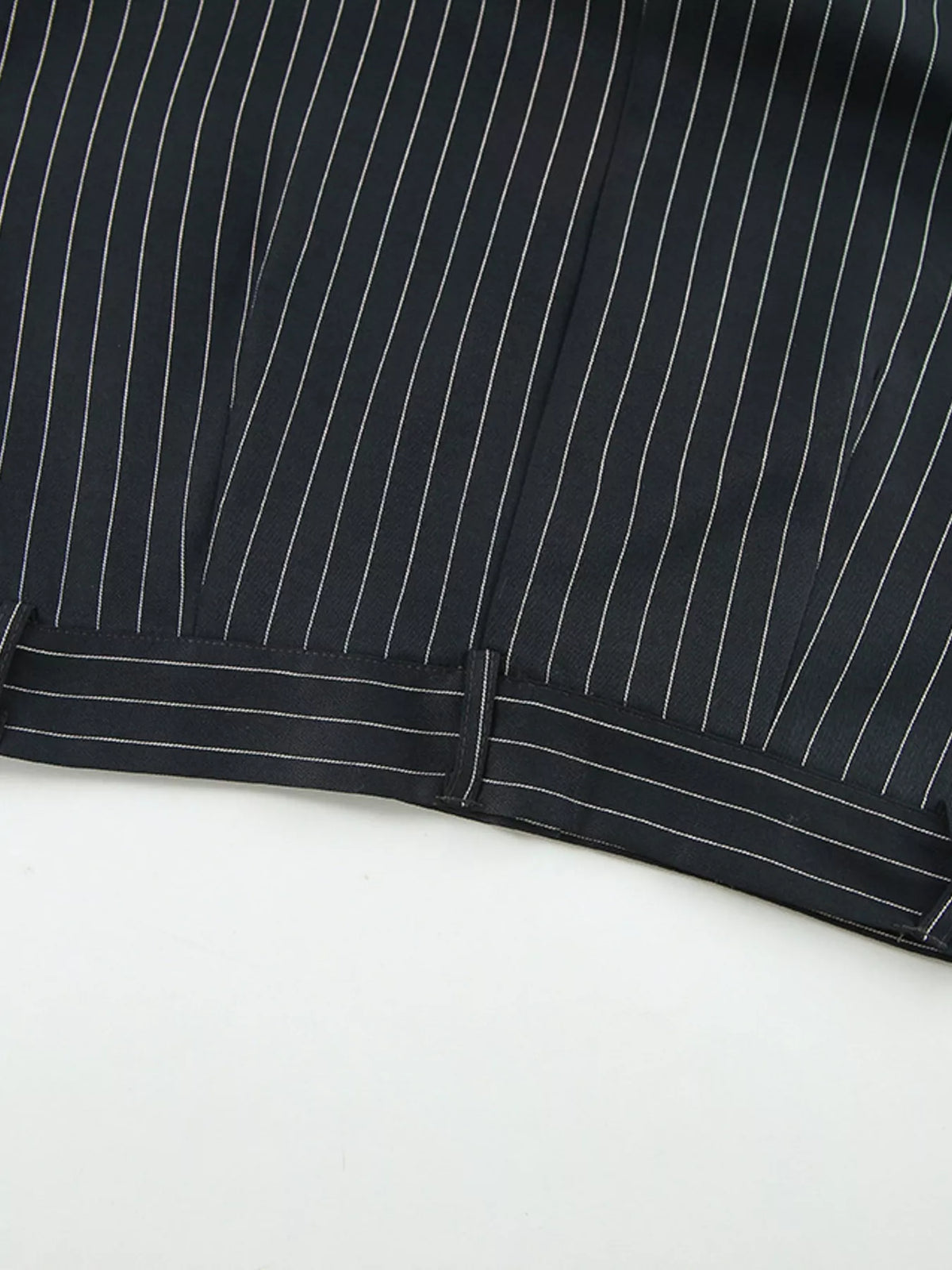 Slit Striped Maxi Skirt in Stripes