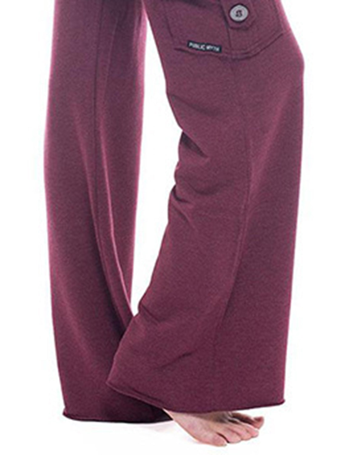 Mid-Waist Drawstring Pants with Pockets