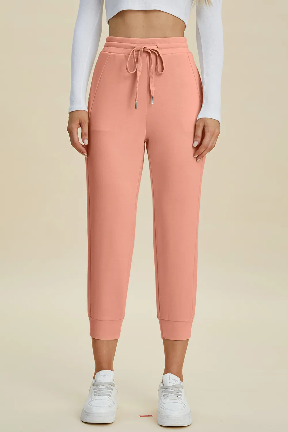 Basic Bae Air Scuba High Waist Cropped Pants