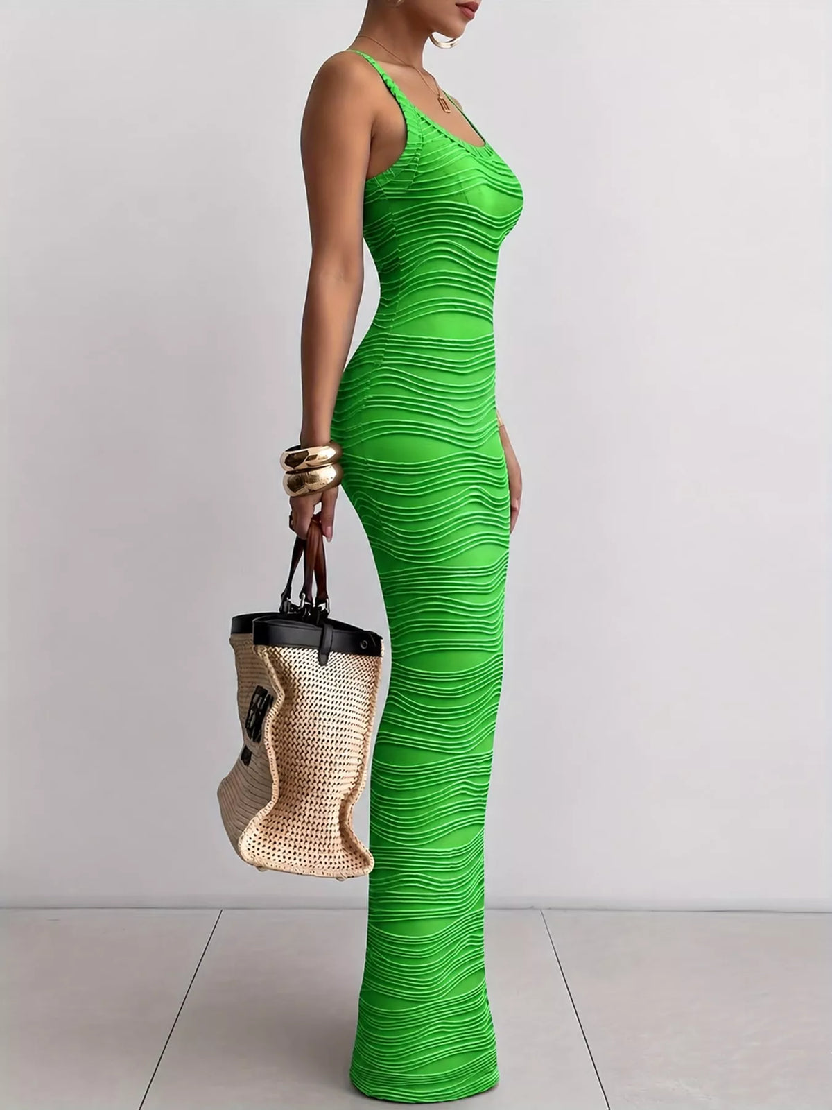 Essential Sleeveless Bodycon Maxi Dress