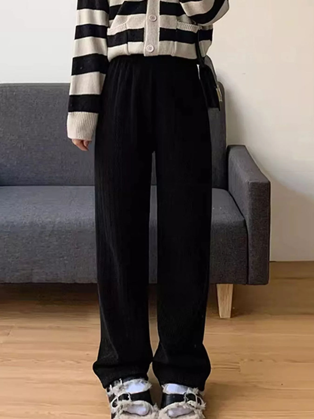 Corduroy Wide Leg Pants