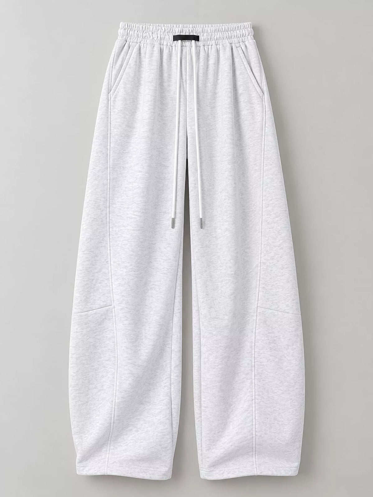 Loose-Fit Wide-Leg Drawstring Sweatpants