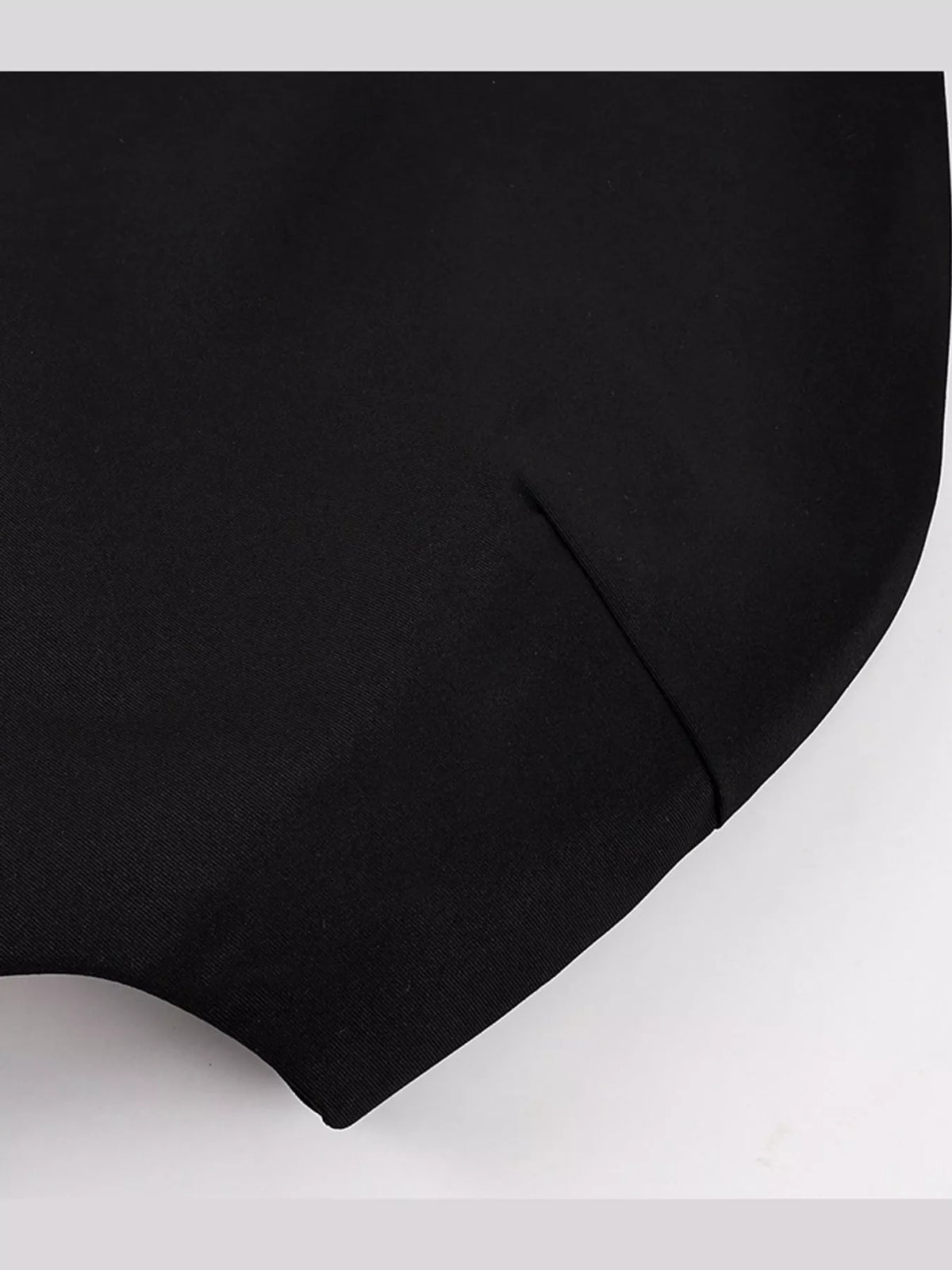 Single-Button Cropped Cape