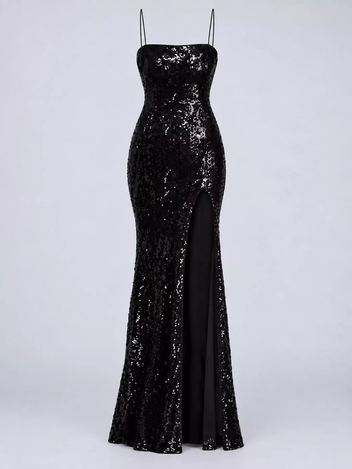 Sequin Bodycon Backless Evening Dress