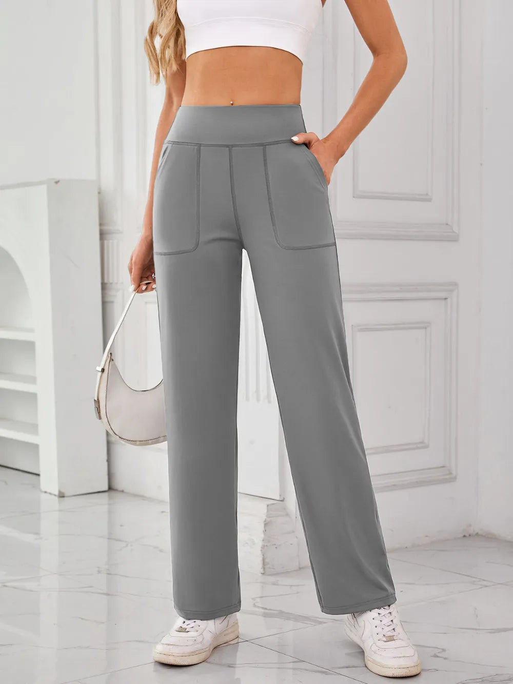 High Waist Active Pants