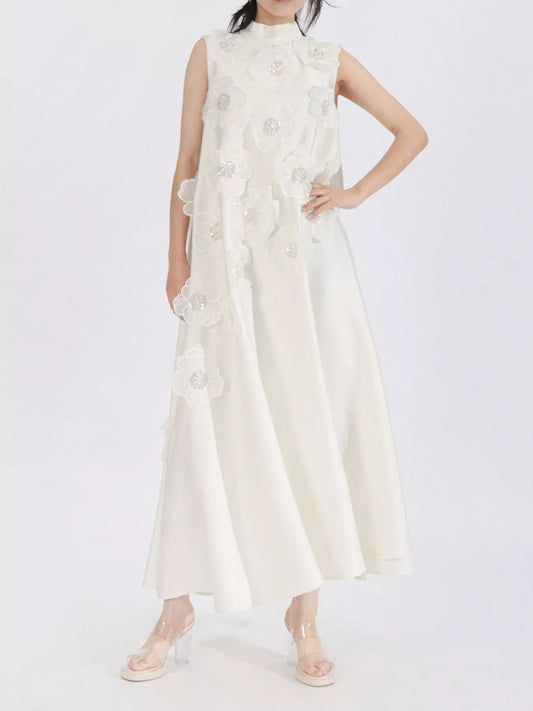 Floral Embroidered Maxi Dress