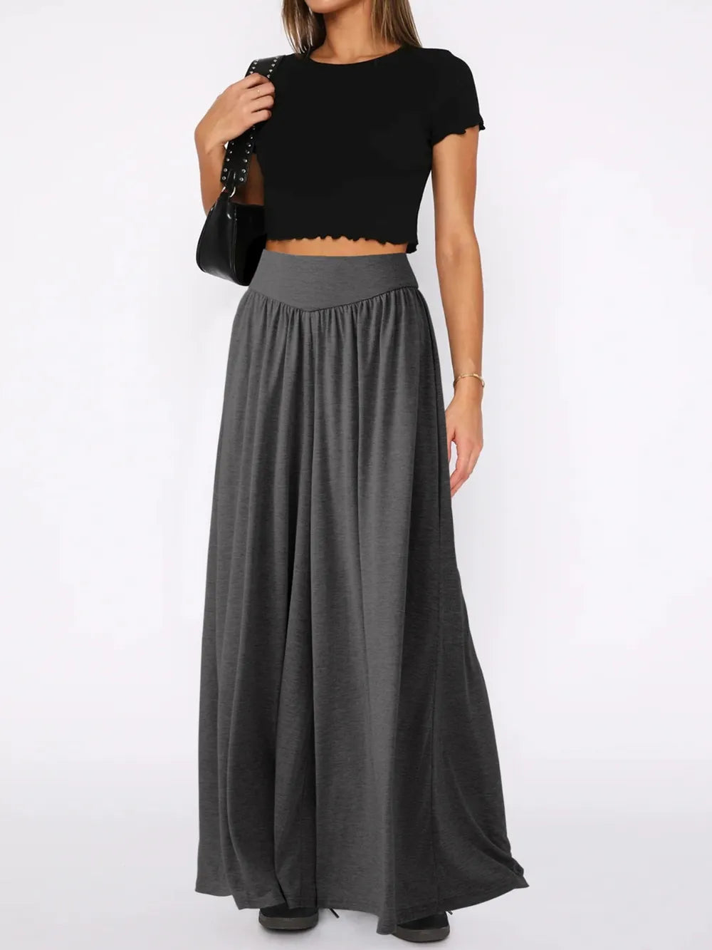 High-Waist Wide Leg Pants
