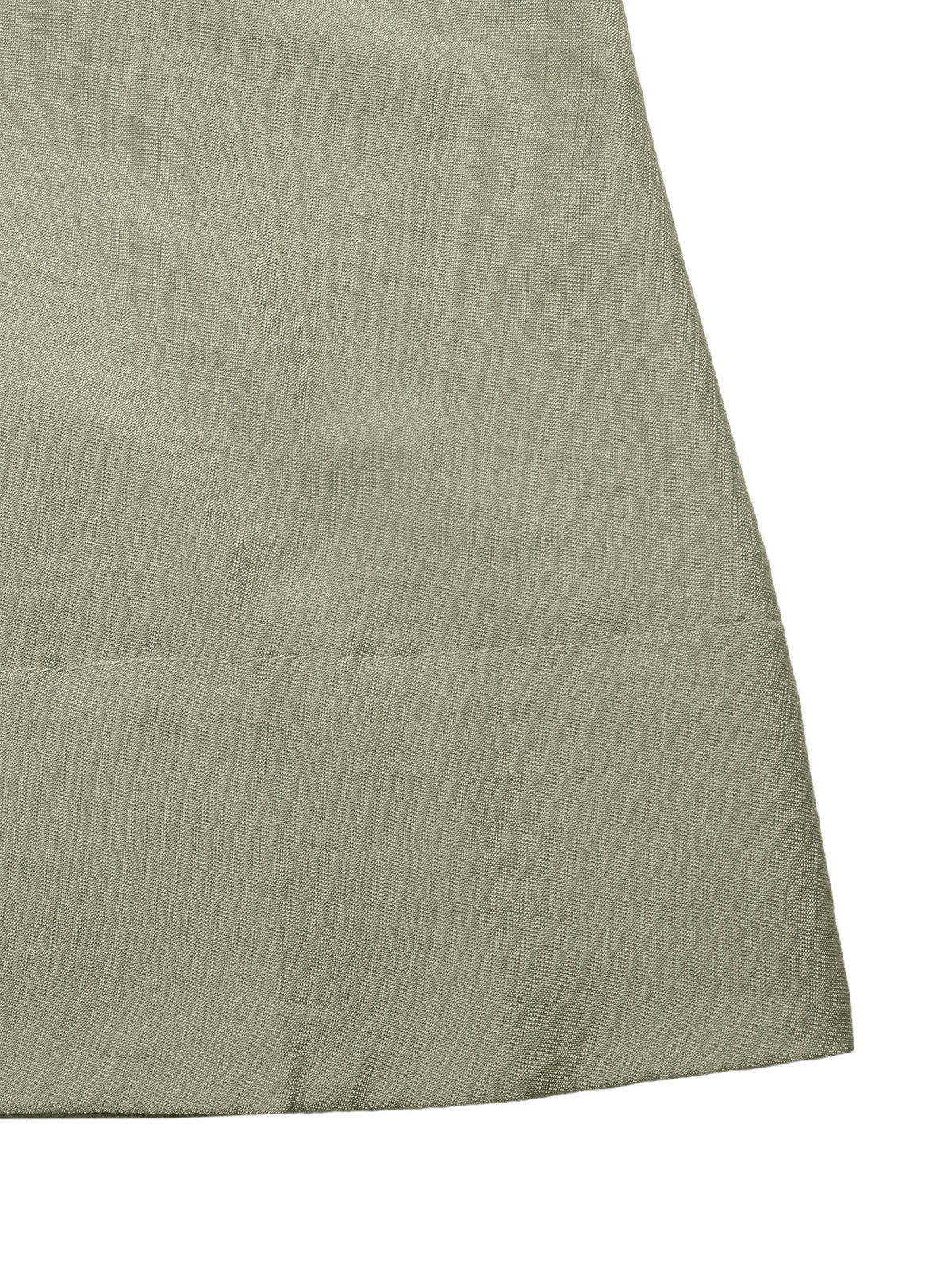 Smocked Waist Puff Sleeve Maxi Dress in Green