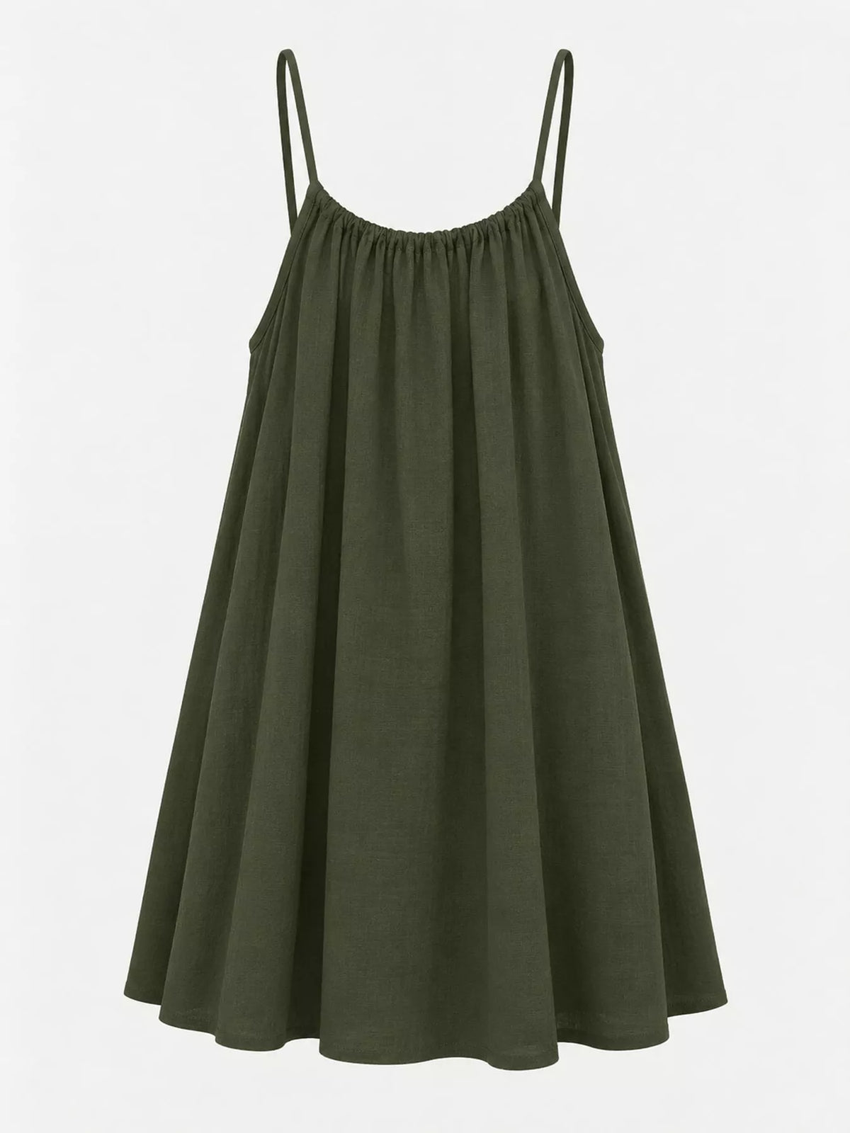 Backless Spaghetti Strap A-Line Mini Dress