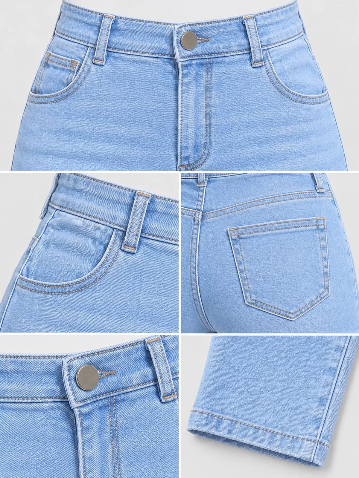 High-Waisted Skinny Jeans