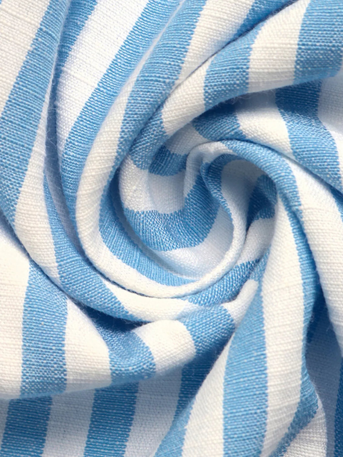 Striped Halter Neck Maxi Dress in Cotton Blend