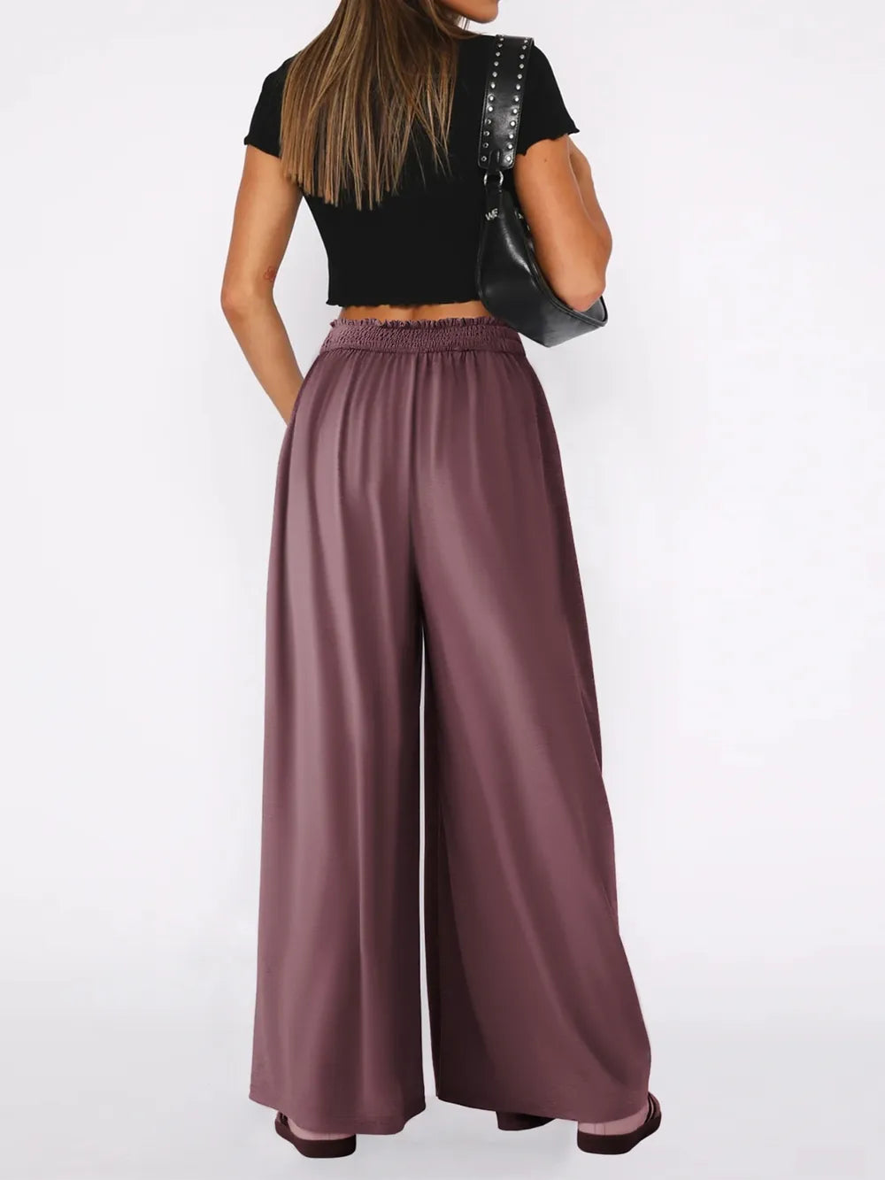 High-Waist Wide Leg Pants