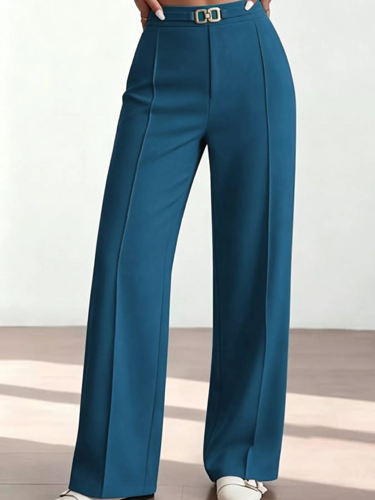 High-Waisted Wide-Leg Pants