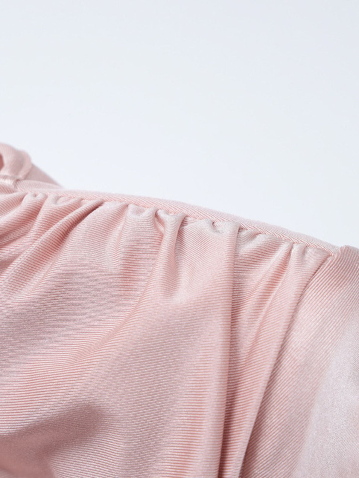 Ruched Knot-Front Long Sleeve Maxi Dress