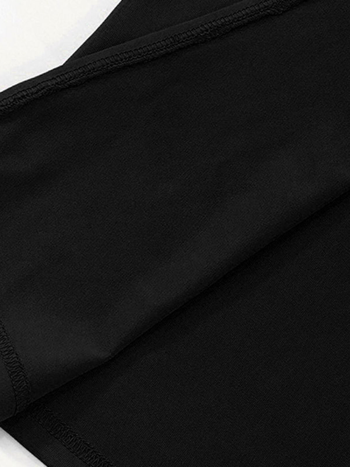 Off-Shoulder Flounce Sleeve Maxi Dress in Black