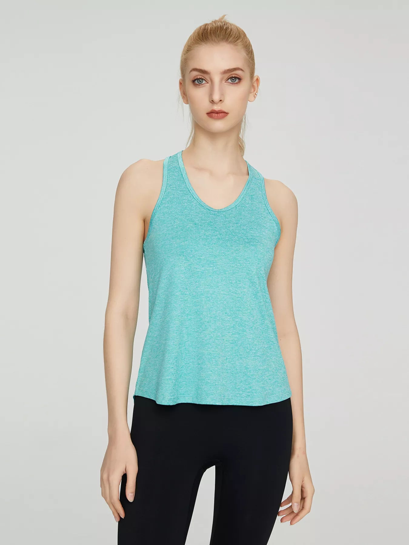 Quick-Drying Active Tank with Seam Detail