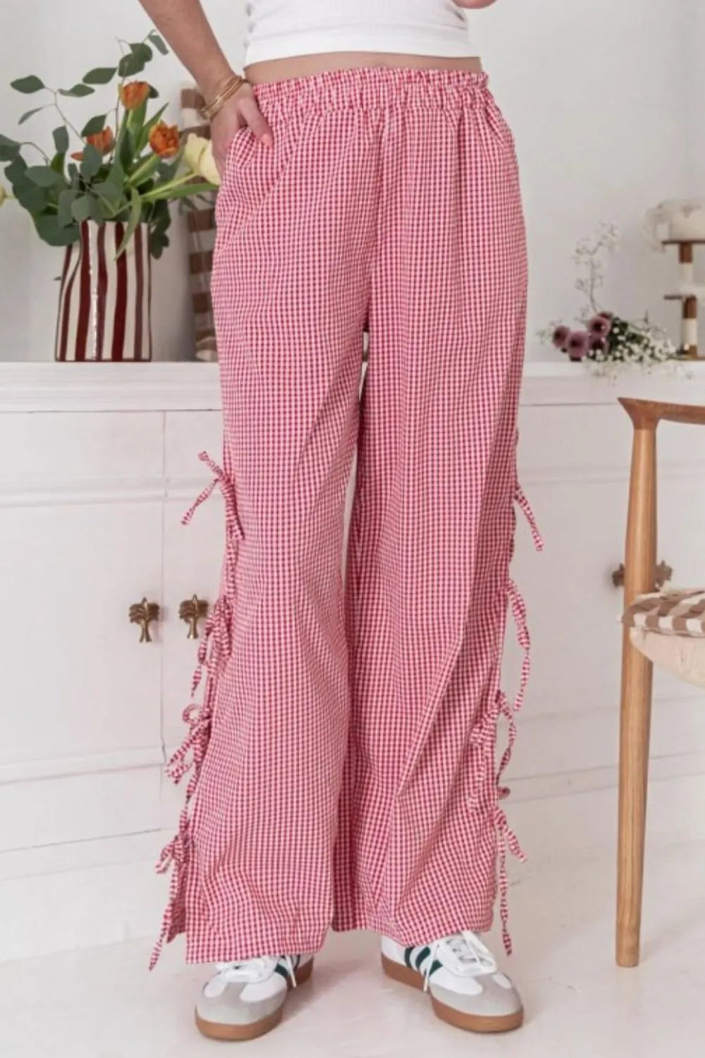 Side-Tied Pants with Pockets by Mystique Q