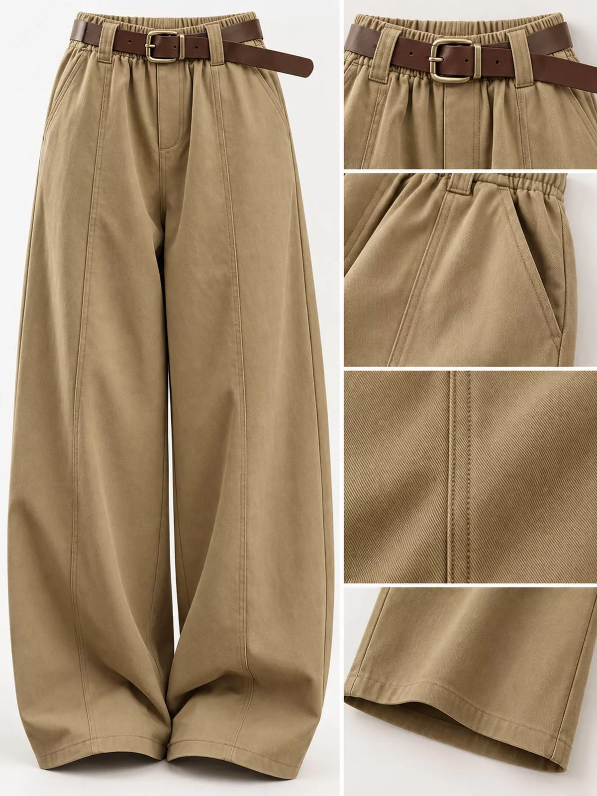 Wide-Leg Cargo Pants