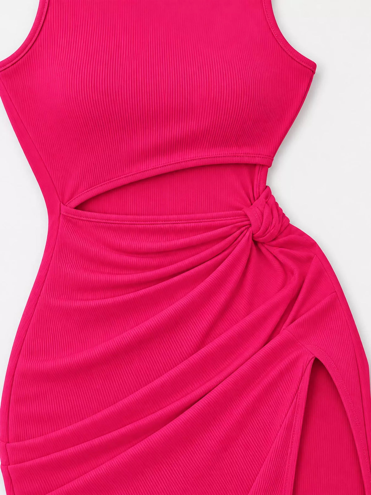 Cutout Ruched Bodycon Dress