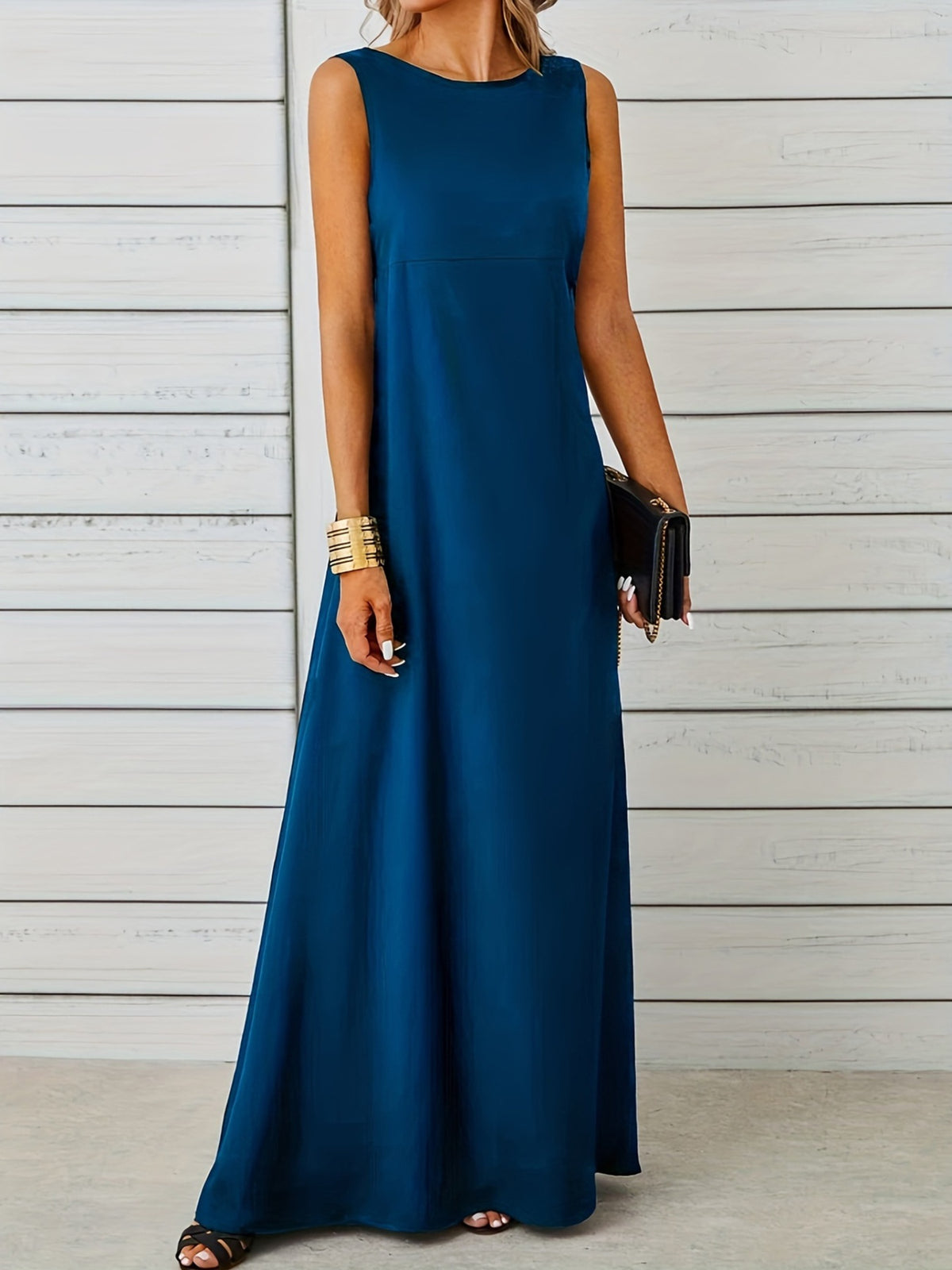 Sleeveless Flowy Maxi Dress