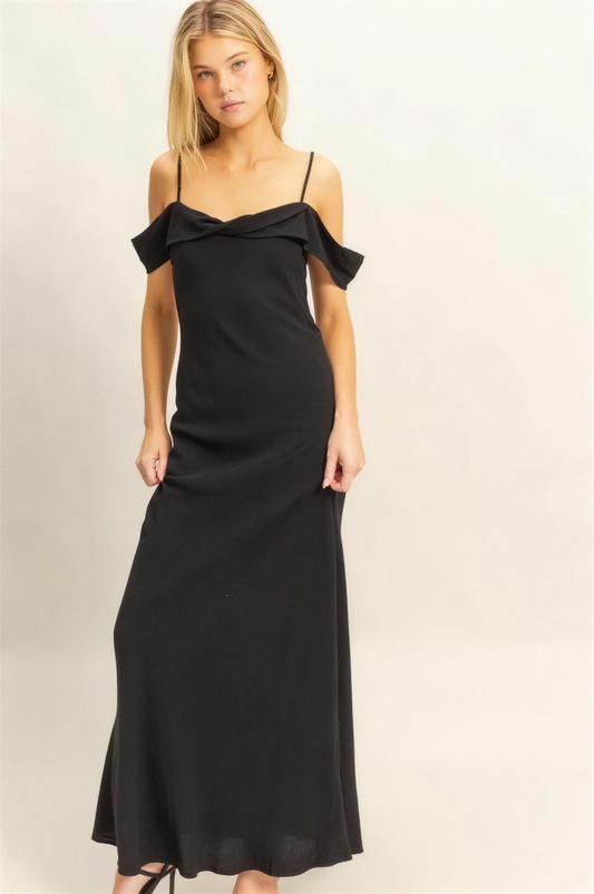 Hyfve Cami Maxi Dress in Black