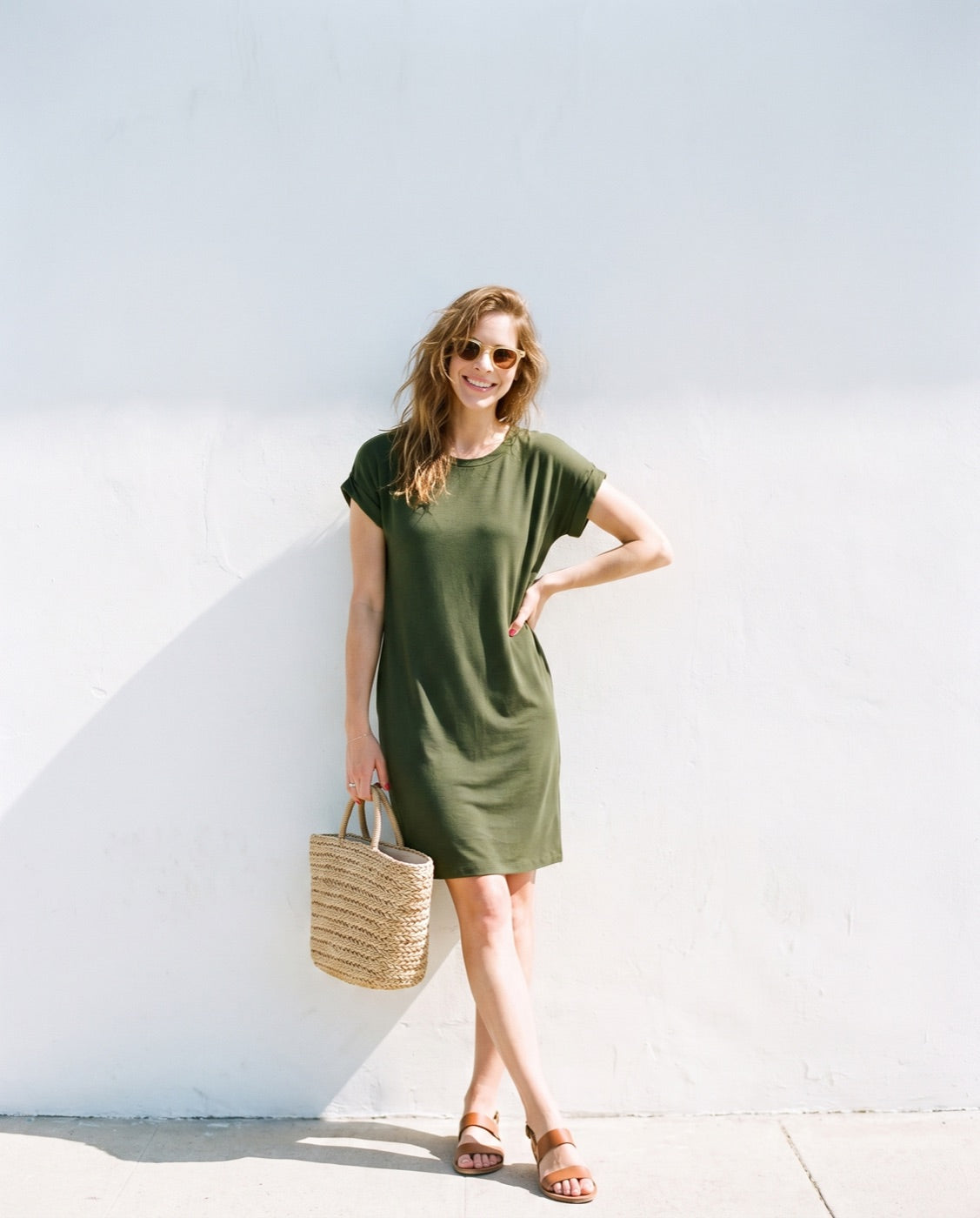 Loose Mini T-Shirt Dress
